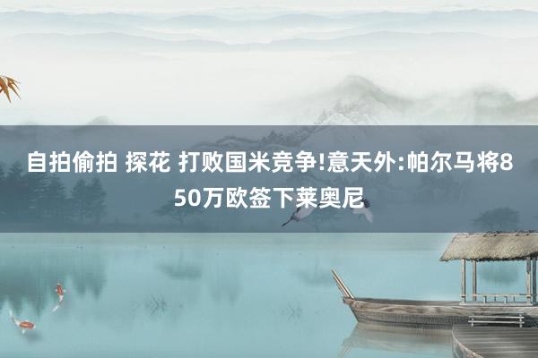 自拍偷拍 探花 打败国米竞争!意天外:帕尔马将850万欧签下莱奥尼